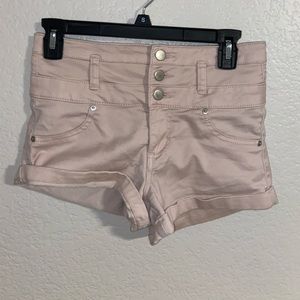light pink shorts